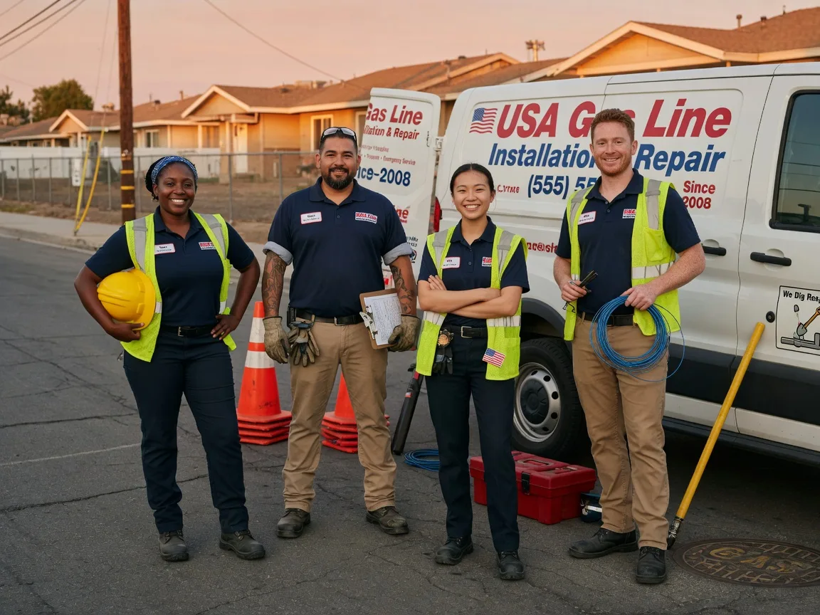 Gas Line Installation company in Roulette, PA